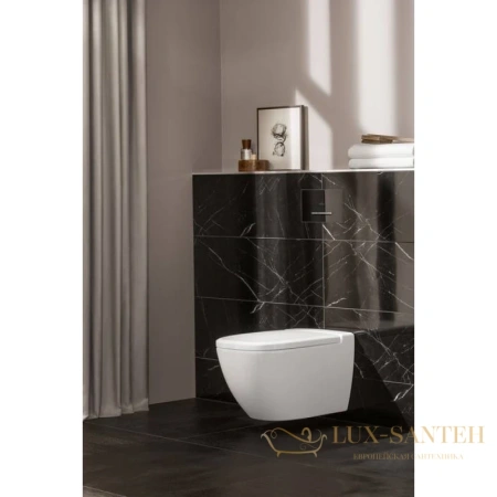 сиденье для унитаза villeroy & boch antheus 8m18s1r1 с микролифтом, альпийский белый