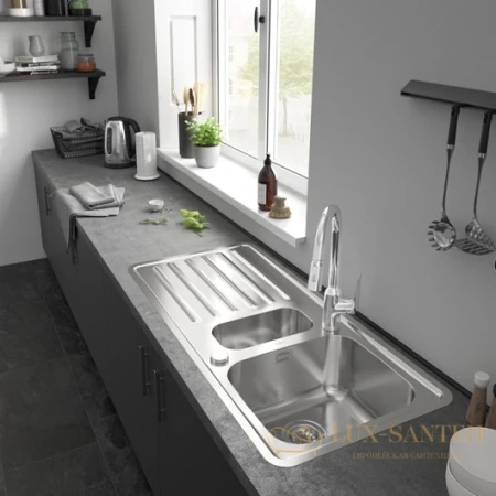 смеситель для кухни hansgrohe focus m42 71800000 с вытяжным душем хром