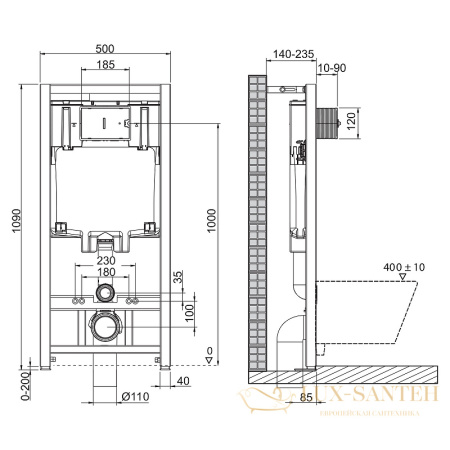 комплект унитаза с инсталляцией belbagno ardente-c bb3202chr-mb/bb3202sc-mb/bb002-80/bb007-pr-nero.m с сиденьем микролифт и клавишей смыва, черный мат