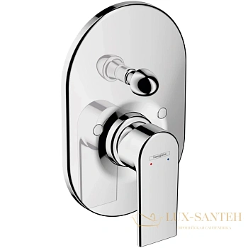 смеситель для ванны с душем hansgrohe vernis shape 71458000, хром