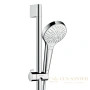 душевой гарнитур hansgrohe croma select s multi 26560400 со штангой 65 см, белый/хром