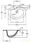раковина встраиваемая jacob delafon odeon 56x43 e4155