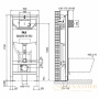 инсталляция oli oli120 eco sanitarblock 879566 для подвесного унитаза механика