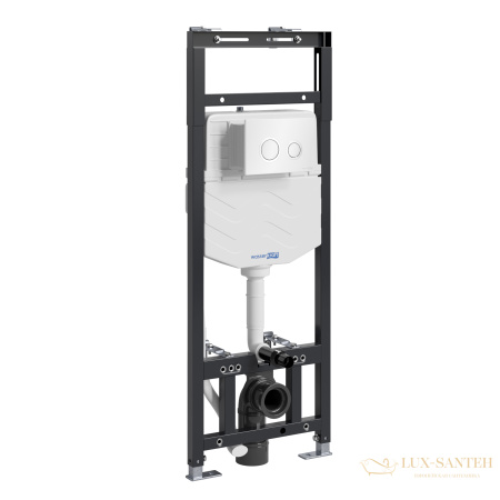 инсталляция для унитаза wasserkraft alme 15 15tlt.010.me.wh01 с панелью смыва, белый/хром/белый