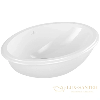 раковина villeroy & boch evana 614700r1 57х41 см, альпийский белый