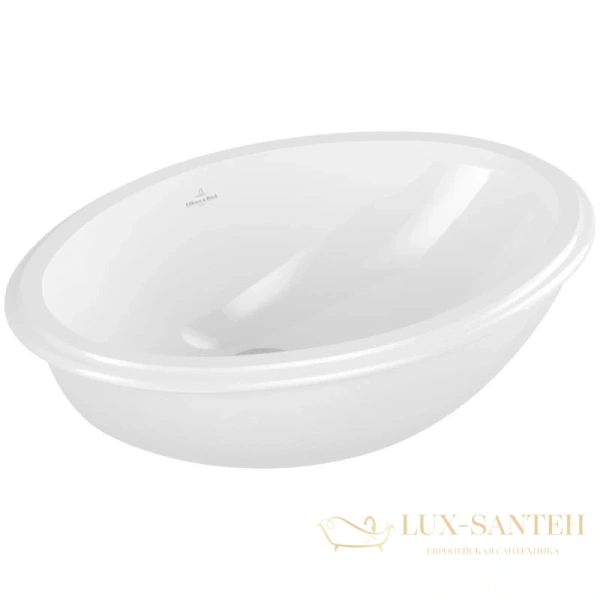 раковина villeroy & boch evana 614700r1 57х41 см, альпийский белый