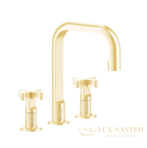 смеситель для раковины gessi inciso+ 58114.246, gold pvd