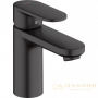 смеситель для раковины hansgrohe vernis blend 71585670 100 coolstart, матовый черный