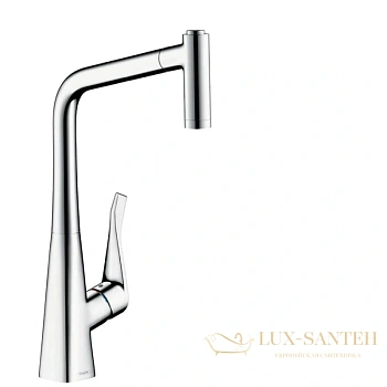 смеситель для кухни hansgrohe metris хром 14820000