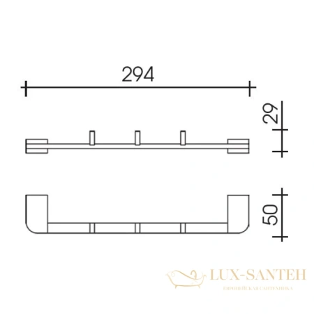 крючок schein allom 221*3b, хром