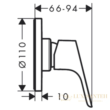 смеситель для душа hansgrohe focus e 31961000