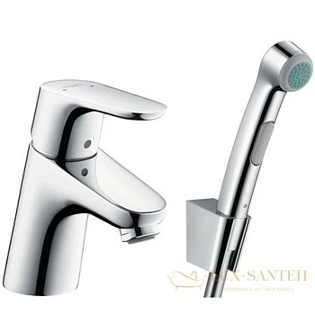 смеситель для раковины с гигиеническим душем hansgrohe focus e2 31926000