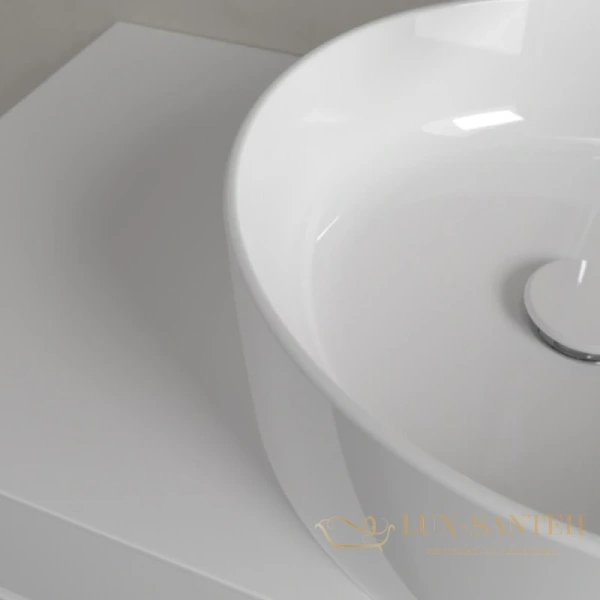 раковина villeroy & boch collaro 4a1840r1 40х40 см, альпийский белый