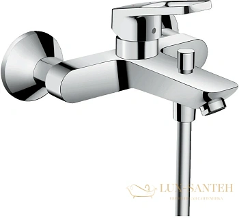 смеситель hansgrohe logis loop 71244000 для ванны с душем, хром