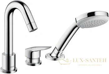 смеситель для ванны hansgrohe logis 71310000, хром