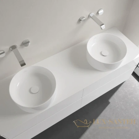 раковина villeroy & boch collaro 4a184001 40х40 см, альпийский белый