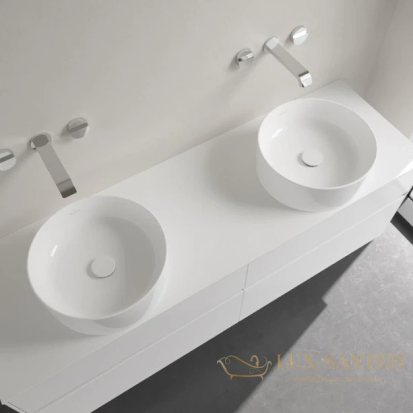 раковина villeroy & boch collaro 4a184001 40х40 см, альпийский белый