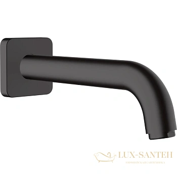 излив на ванну hansgrohe vernis shape 71460670 черный матовый