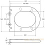 сиденье cezares stylus czr-gn-sc для унитаза с микролифтом, белый