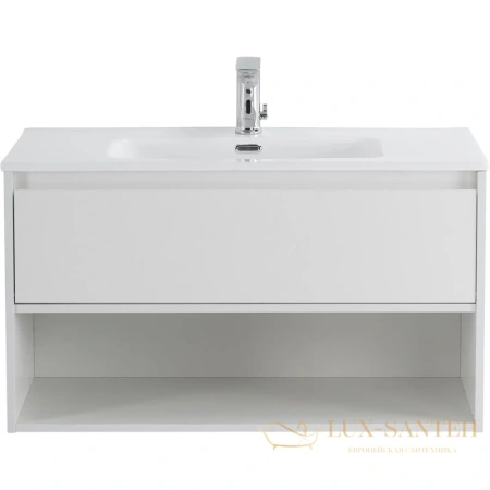 тумба belbagno kraft kraft-1000-1c-so-bo 100 см, bianco opaco