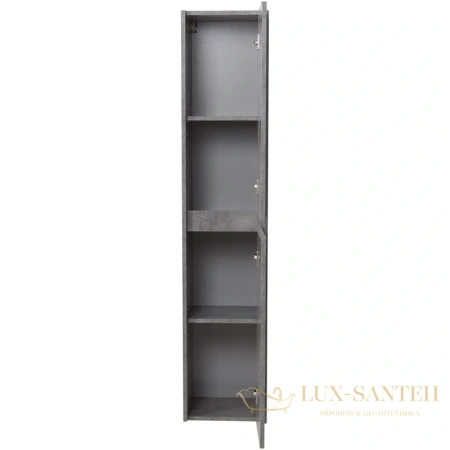 пенал подвесной belbagno kraft kraft-1600-2a-sc-cg-r, cemento grigio