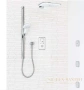 душевой гарнитур hansgrohe puravida 27853400 белый/хром