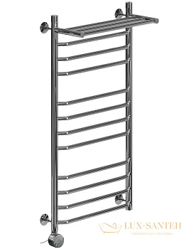 полотенцесушитель электрический ника trapezium лт (г2) вп 100/50 левый тэн, цвет хром