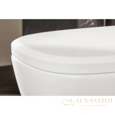 подвесной безободковый унитаз villeroy & boch antheus 4608r0r1, альпийский белый