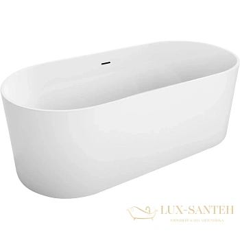 ванна акриловая свободностоящая 180x80 см belbagno bb705-1800-800, белый глянцевый