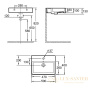 раковина jacob delafon sully evt112-00 500х400 мм, белый