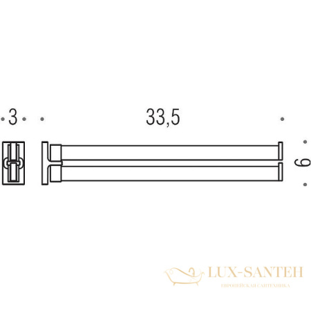 полотенцедержатель colombo design look b1612.bm, белый матовый