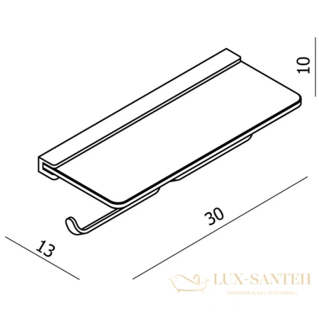 бумагодержатель двойной langberger melvin 32042b, хром