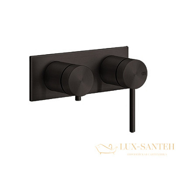 смеситель gessi 316 shower 54079.299 для ванны, внешняя часть, black xl