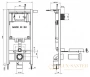 унитаз c инсталляцией jacob delafon patio rimless e21739ru-00 сиденье дюропласт микролифт, клавиша хром