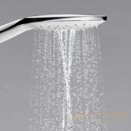 ручной душ hansgrohe raindance select 150 air 3jet 28587400 белый/хром