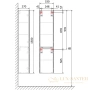 пенал jorno slide sli.04.150/p/w r подвесной, белый 