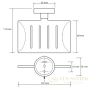 мыльница bemeta neo 104208085, нержавеющая сталь