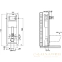 комплект подвесной унитаз jacob delafon struktura e21771ru-00 (ede102-00 + e70024-00) + система инсталляции jacob delafon (e33131ru-nf + e4316-00)