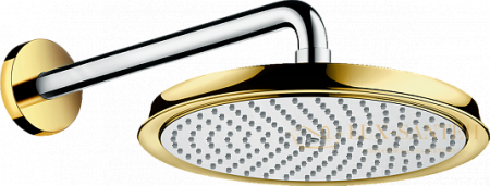 тропический душ hansgrohe raindance classic 27424090, хром золото