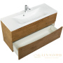 тумба под раковину belbagno marino-h60 marino-h60-1100-2c-so-rn-p 110 см подвесная, rovere nature