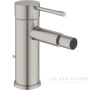 смеситель для биде с донным клапаном grohe essence new 32935dc1, суперсталь