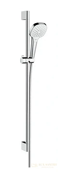 душевой гарнитур hansgrohe croma select e 26592400 белый/хром