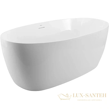 ванна акриловая свободностоящая 169x80 см belbagno bb414-1700-800, белый глянцевый