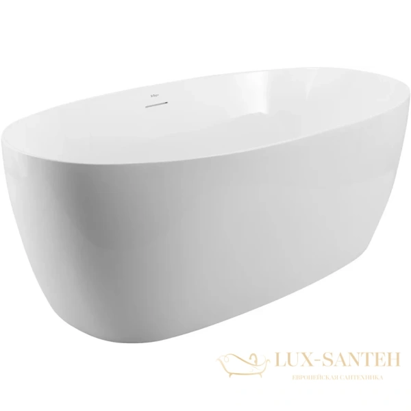 ванна акриловая свободностоящая 169x80 см belbagno bb414-1700-800, белый глянцевый