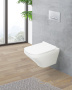 подвесной унитаз belbagno sela bb3201chr/bb3201sc с сиденьем микролифт, белый