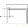 акриловый поддон cezares tray a tray-a-ah-120/90-15-w0 для душа 120x90, белый