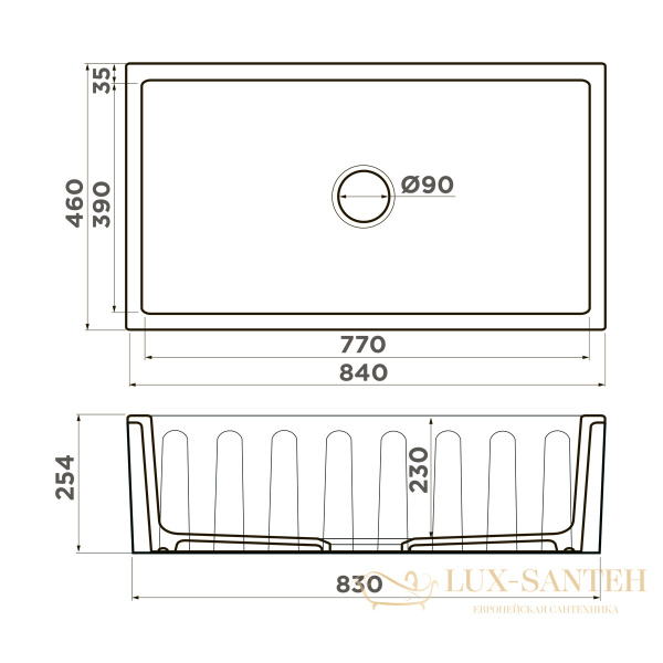 кухонная мойка omoikiri mikura 83-wh 4997080 natceramic, белый