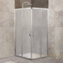 душевой уголок belbagno unique unique-a-2-85/100-p-cr 100х100 см профиль хром, стекло рифленое 