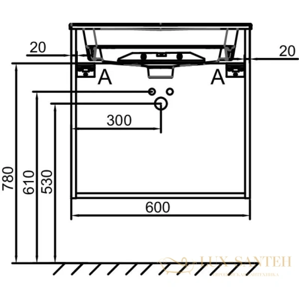 тумба jacob delafon odeon rive gauche eb2520-r5-g1c 60 см, белый глянец