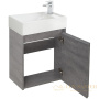 тумба под раковину belbagno kraft mini kraft mini-500/260-1a-so-cg-r 50 см r подвесная, cemento grigio